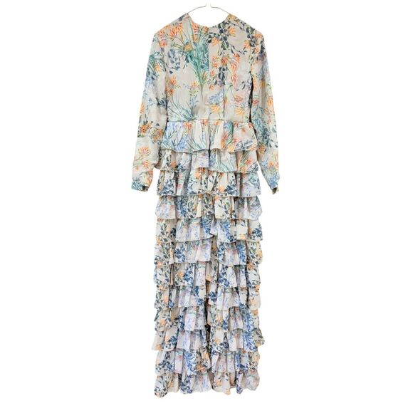 Annah Hariri Modest Ruffles Dress Size 2 - Picture 4 of 8